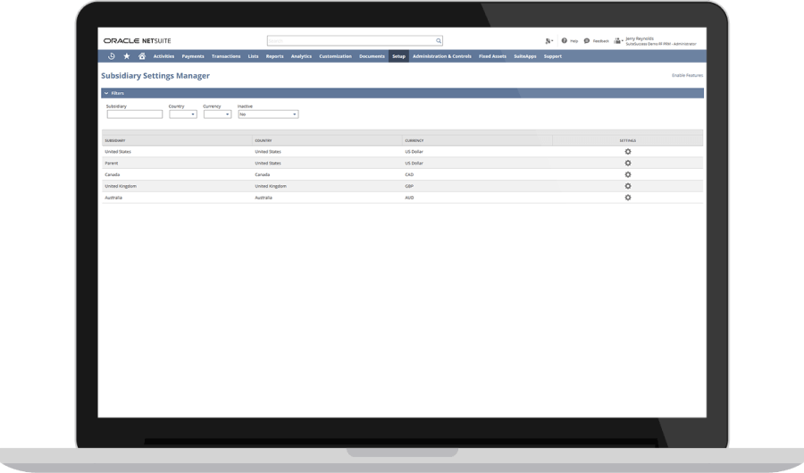 multi-currency dashboard